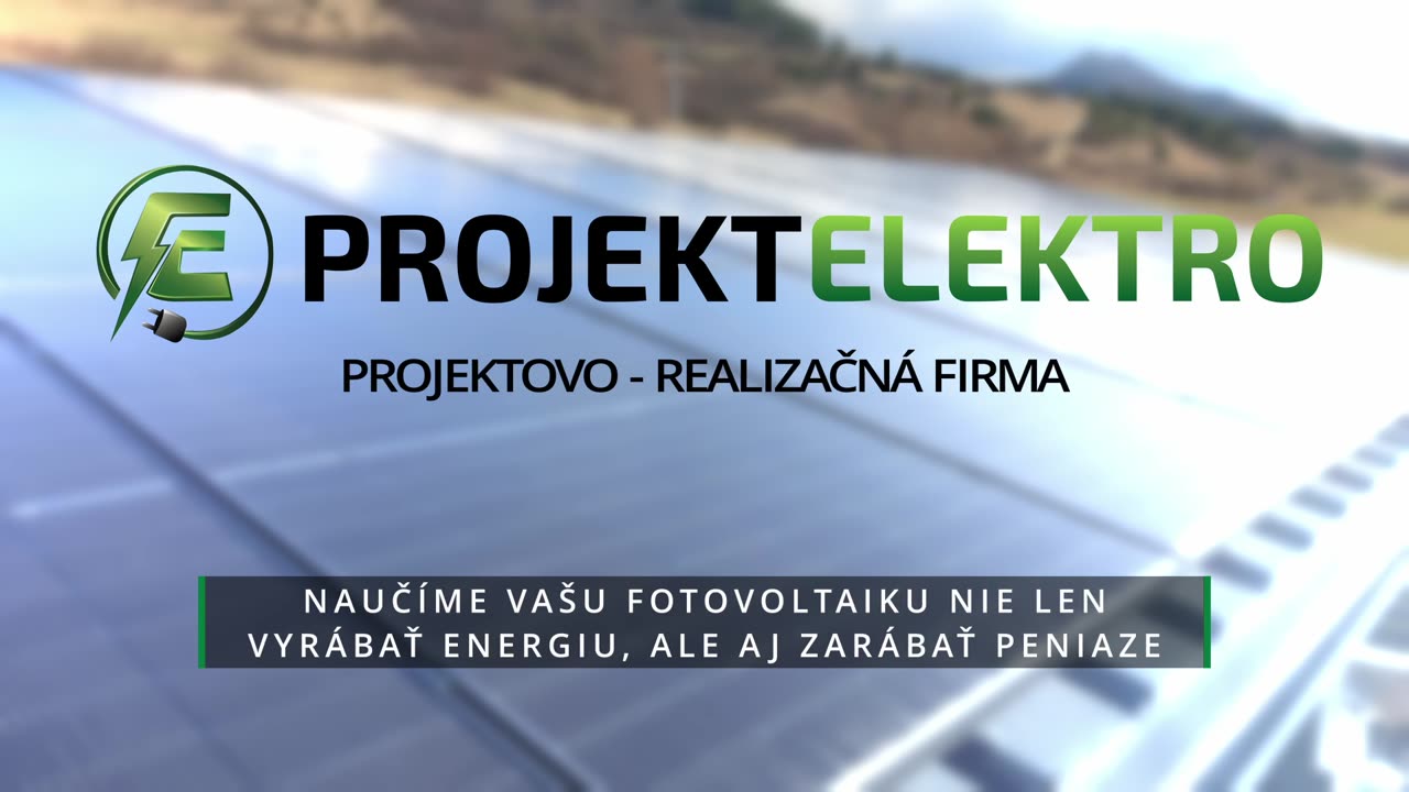 Video ProjektElektro – fotovoltika, batérie a elektro