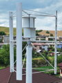Vertikálna veterná turbína s výkonnom 5kW na kľúč 