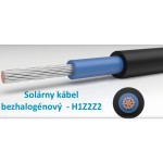 Solárny kábel 6mm čierny bezhalogénový H1Z2Z2